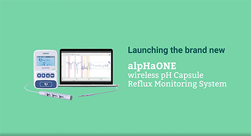 We are excited to launch alpHaONE wireless pH capsule in US market with Laborie exclusively.
